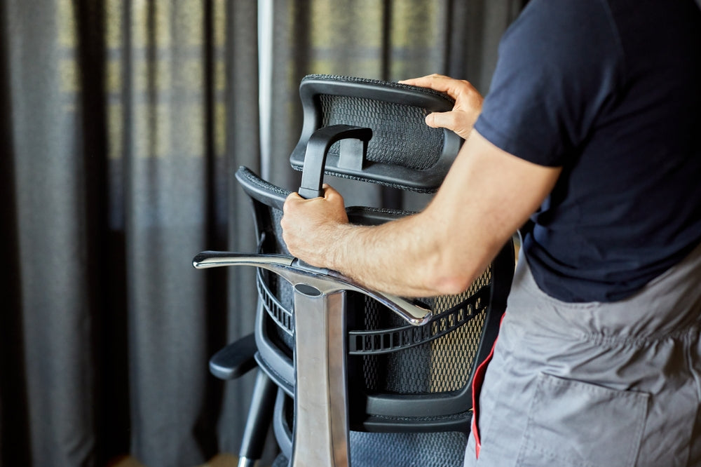 How to adjust an office chair