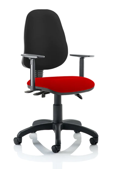 Eclipse 3 Plus Fabric Operator Office Chair - Optional Colour and Armrests