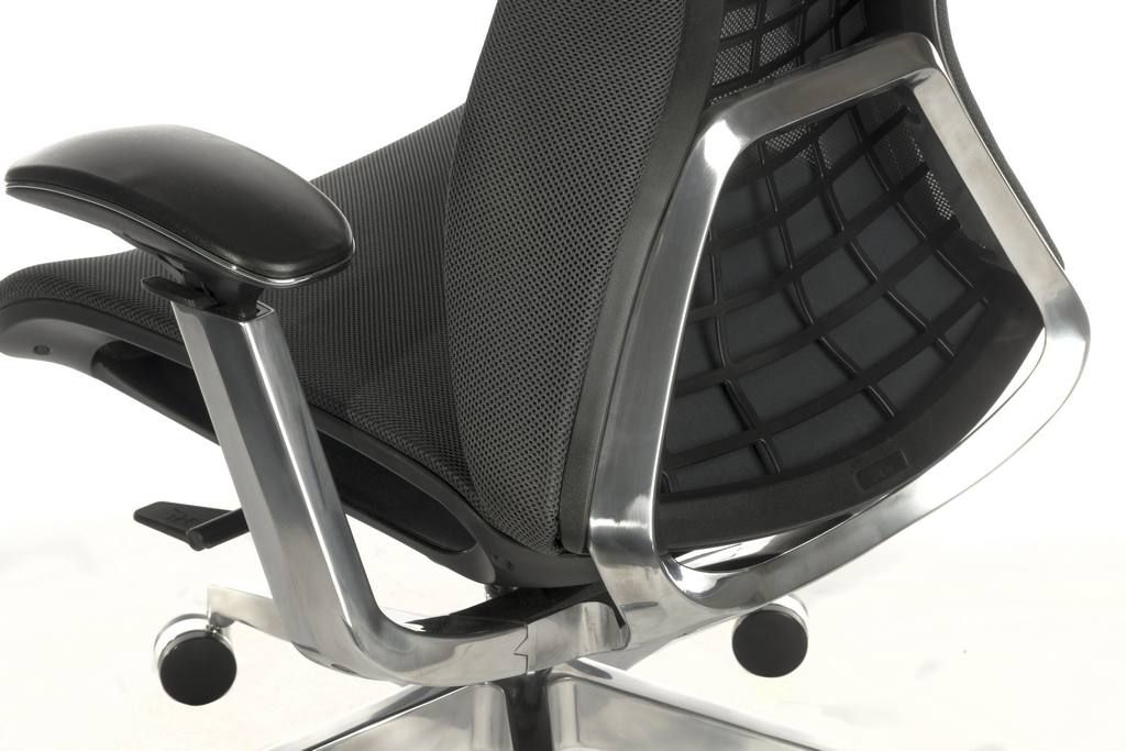 Luxury Mesh Executive Office Chair - Black or White Frame Option - QUANTUM