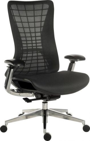 Luxury Mesh Executive Office Chair - Black or White Frame Option - QUANTUM