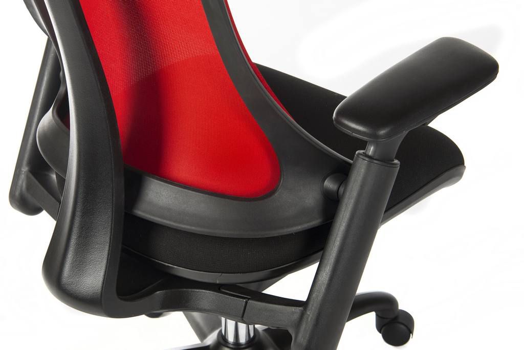 Luxury Mesh Executive Office Chair - Black or Red Mesh Option - RAPPORT