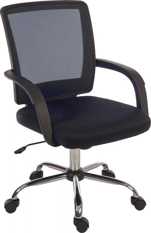 Stylish Mesh Back Operator Office Chair - Black, Blue or White Option - STAR-MESH