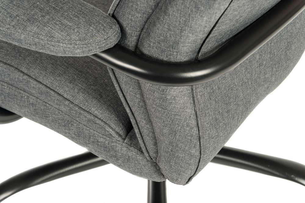 Heavy Duty Fabric Office Chair - Brown, Blue or Grey Option - GOLIATH-DUO - Up to 27 Stone