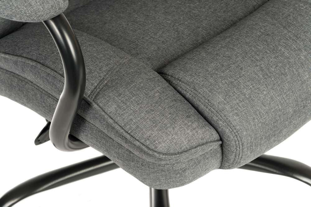 Heavy Duty Fabric Office Chair - Brown, Blue or Grey Option - GOLIATH-DUO - Up to 27 Stone