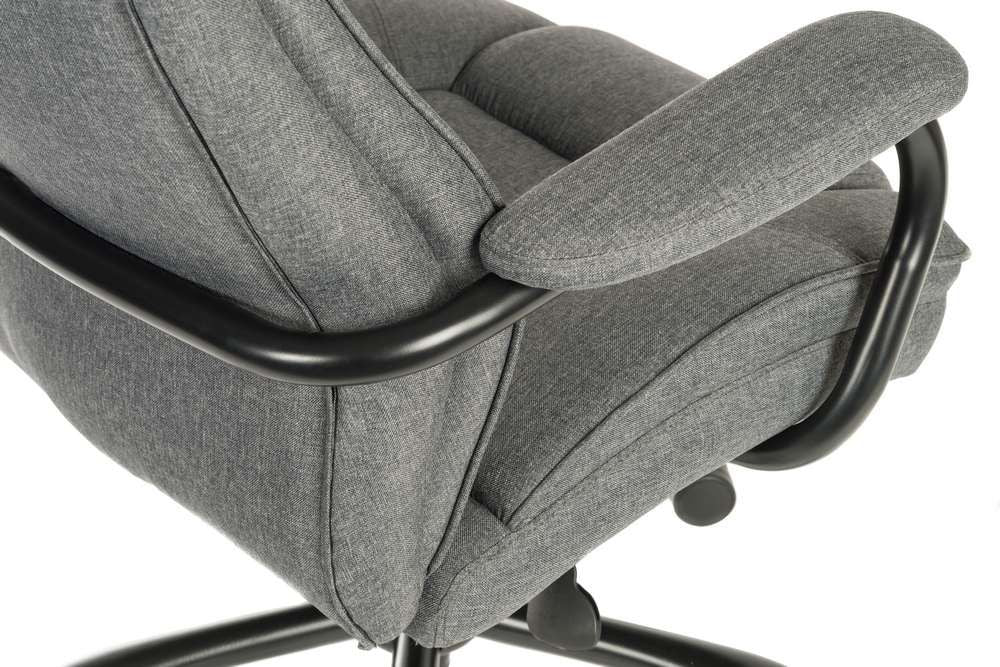 Heavy Duty Fabric Office Chair - Brown, Blue or Grey Option - GOLIATH-DUO - Up to 27 Stone