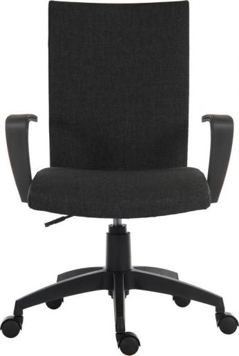 Fabric Home Office Chair - Black or Grey Option - WORK