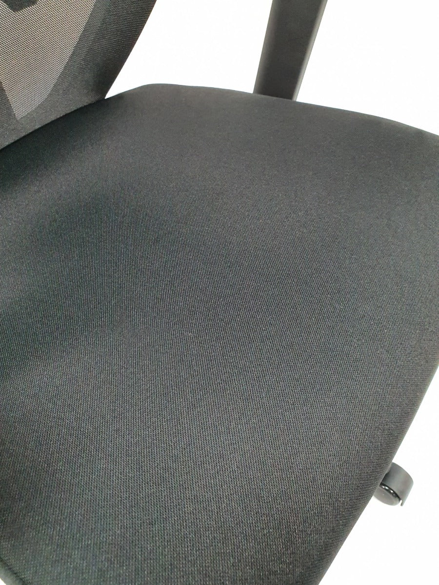 Black Fabric Seat and Airmesh Back Ergonomic Office Chair - MS1812B