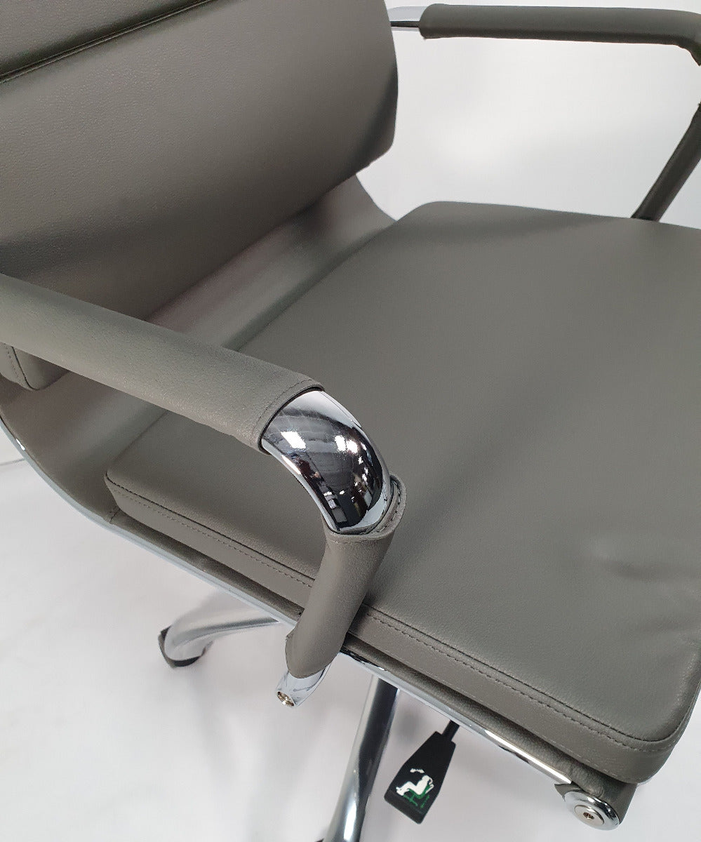 Soft Pad Style High Back Executive Office Chair Grey - HB-A13SP-GR