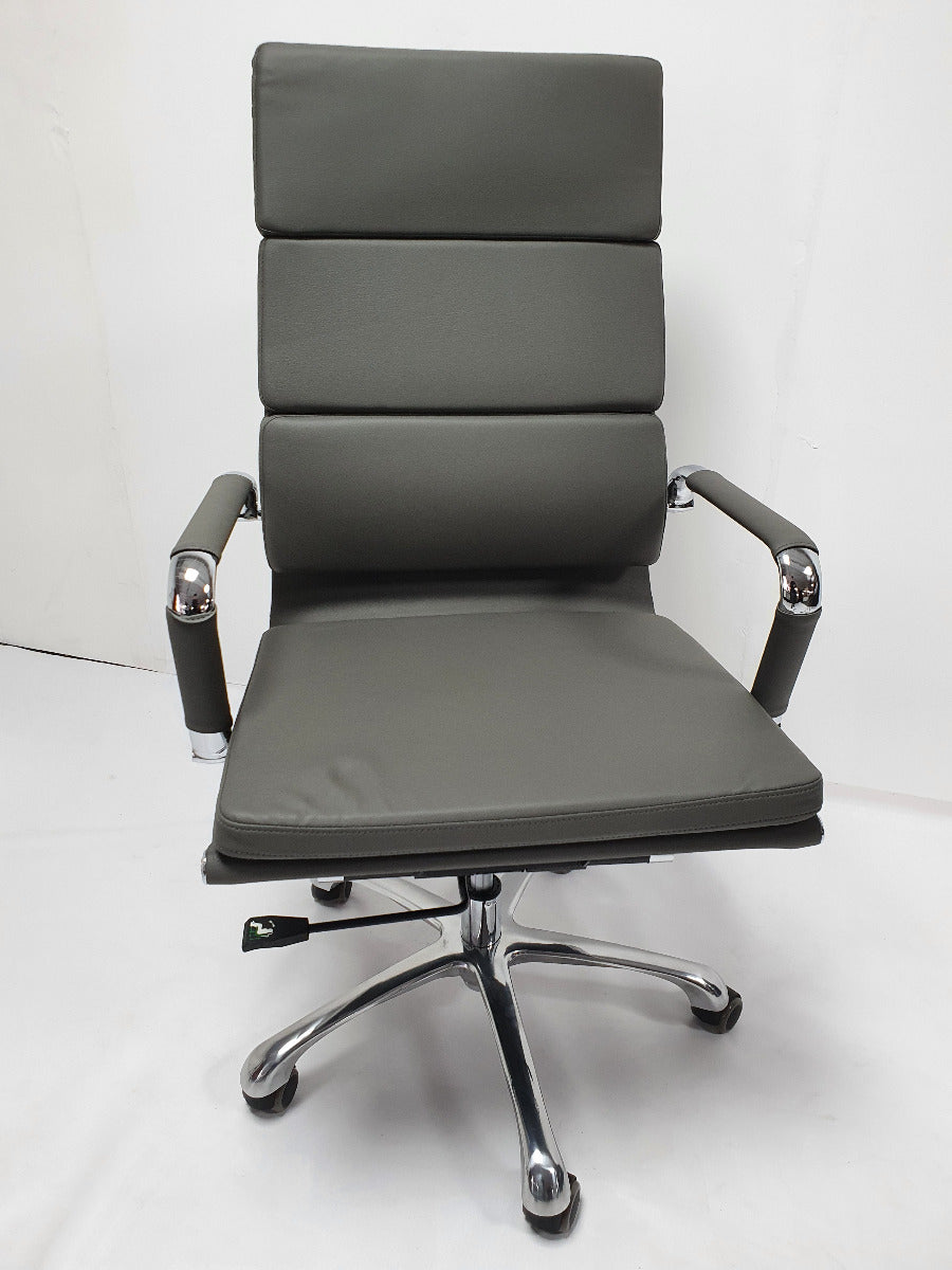 Soft Pad Style High Back Executive Office Chair Grey - HB-A13SP-GR