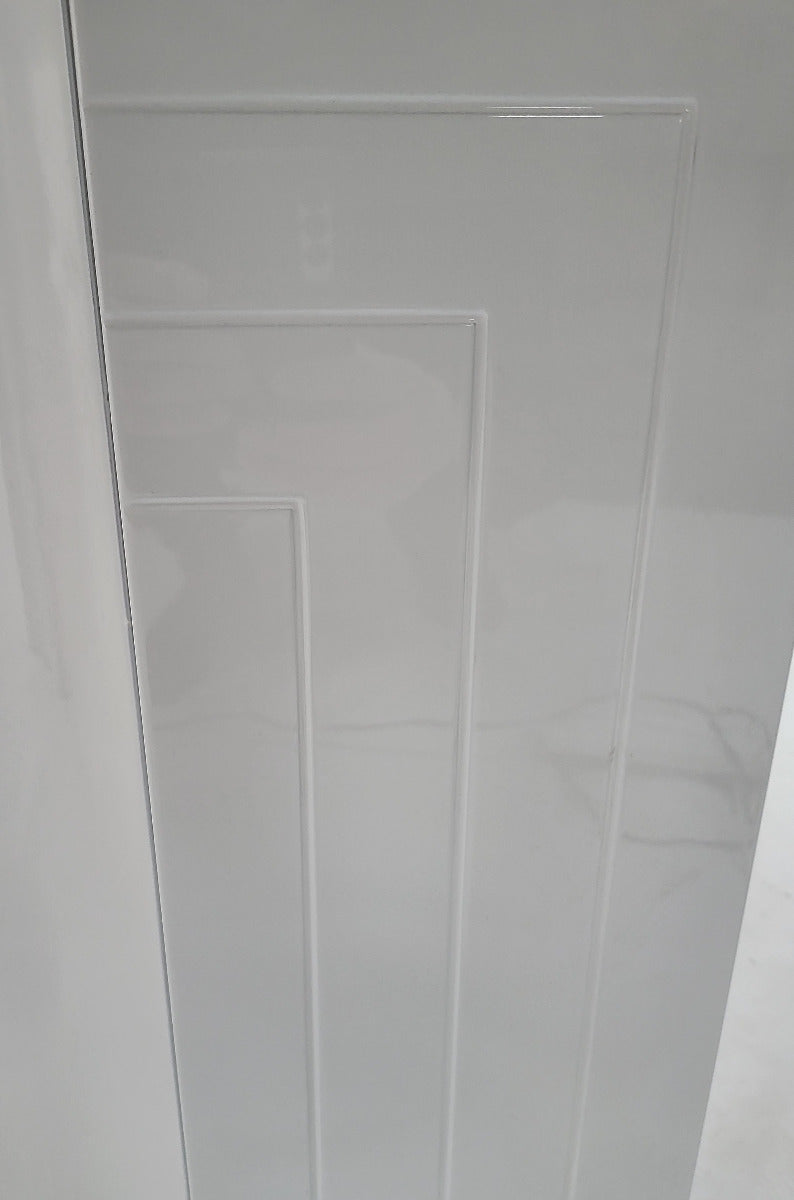 Executive Home Office Desk In White Gloss - 1400mm - UBA141