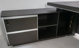 Modern Grey Oak Corner Executive Office Desk - WS-D11-1800mm