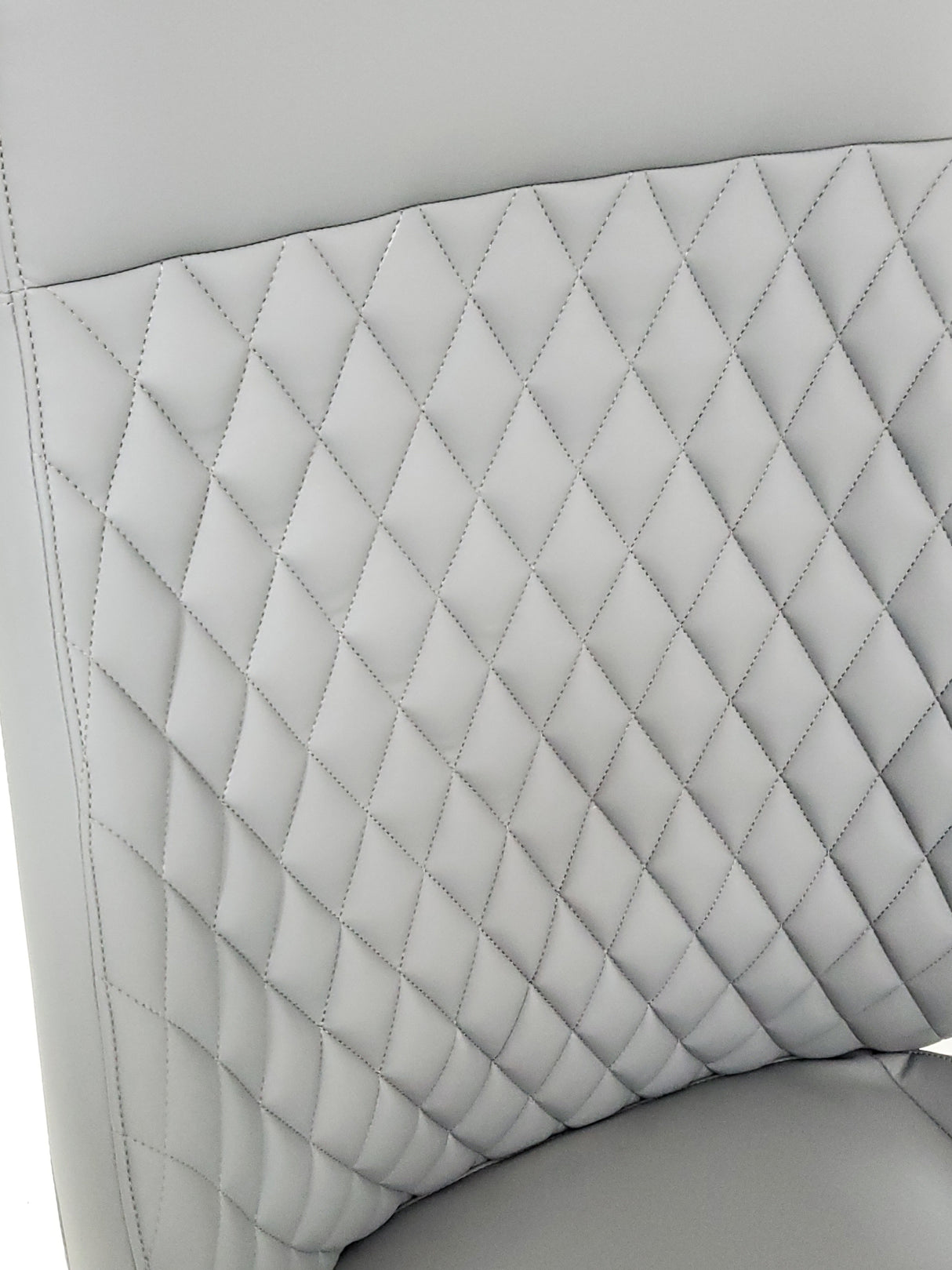 Contemporary Light Grey Leather Reclining Executive Office - YS1107A