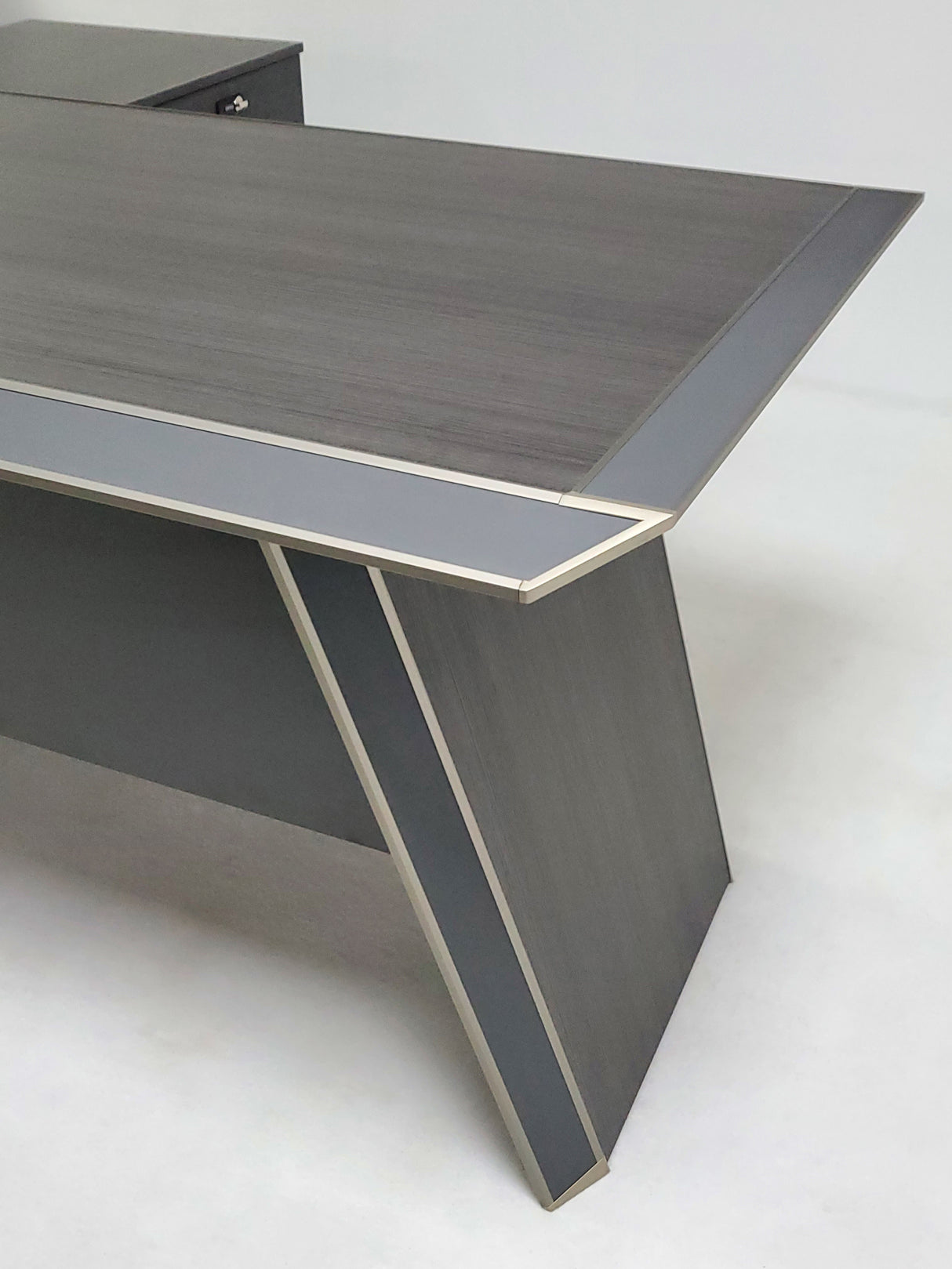 Modern Corner Executive Office Desk with Bevelled Design - 1800mm - TUT-01