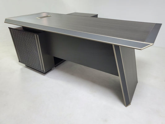 Modern Corner Executive Office Desk with Bevelled Design - 2000mm - TUT-01
