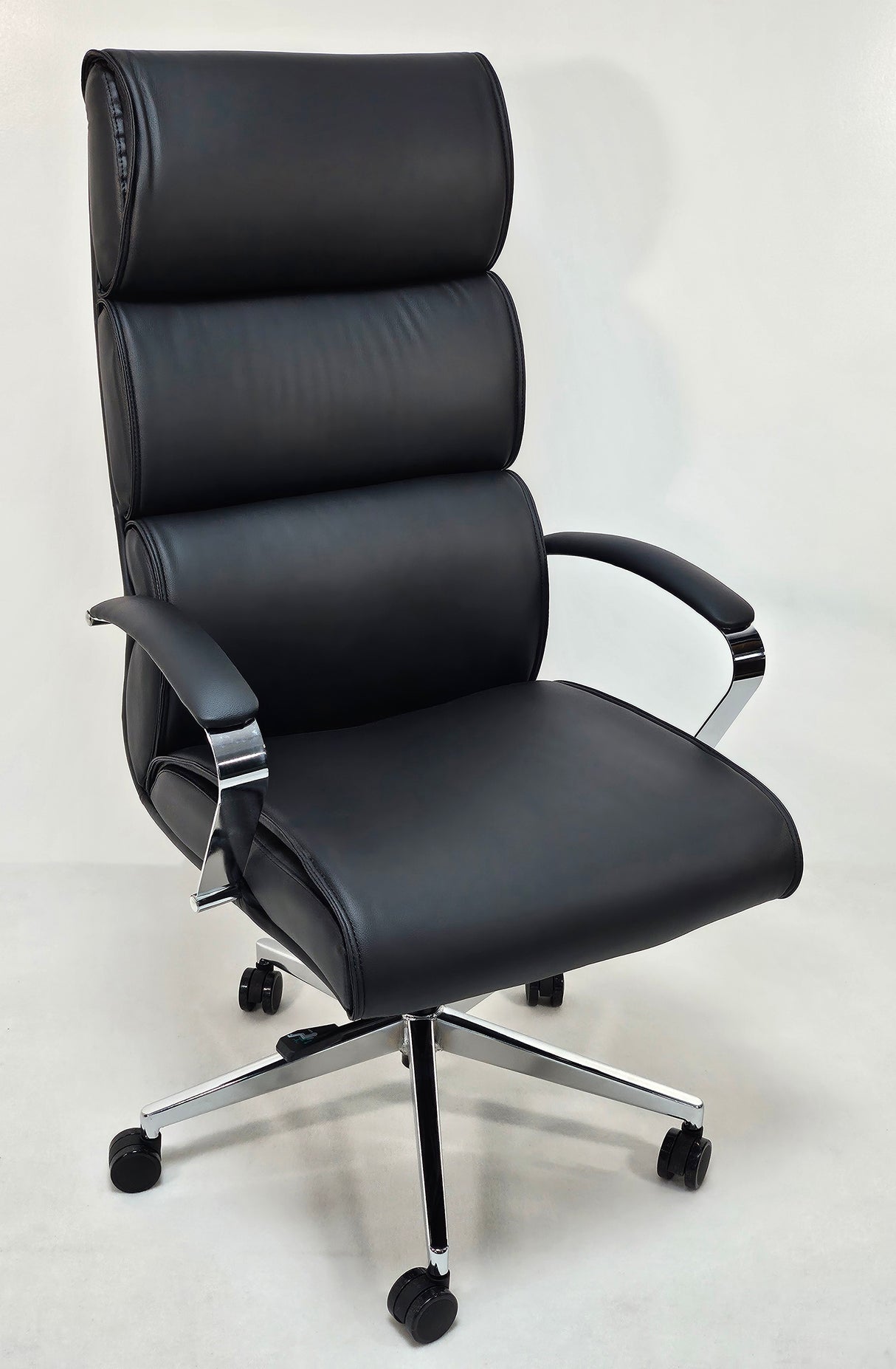 Modern Black Leather High Back Executive Office Chair - HB-286A