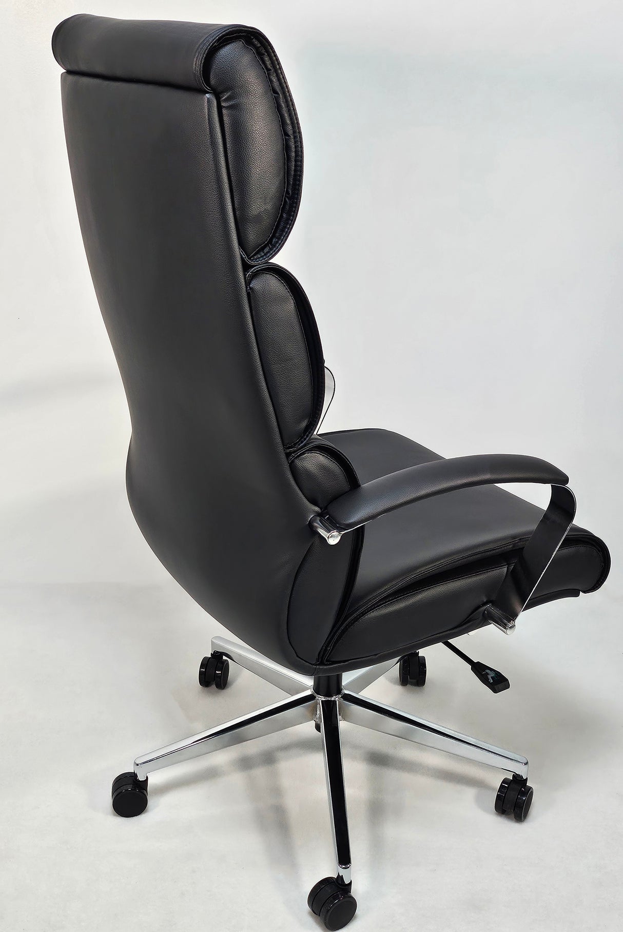 Modern Black Leather High Back Executive Office Chair - HB-286A