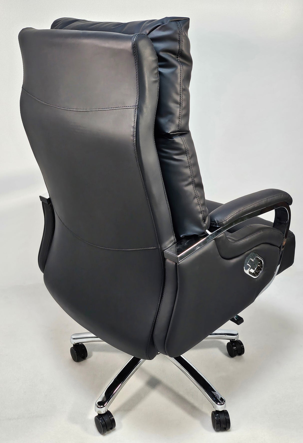 Modern Reclining Black Leather High Back Executive Office Chair - HB-263A