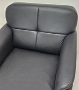 Contemporary Chesterfield Design Black Leather Sofa Set - Single, Twin and Triple Seat Available - HB-810