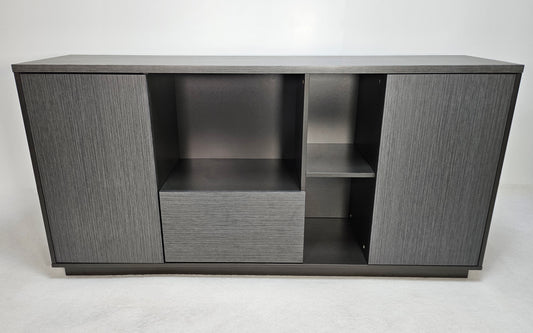 Modern Grey Oak Executive Cupboard - 1600mm - WKO-S0116