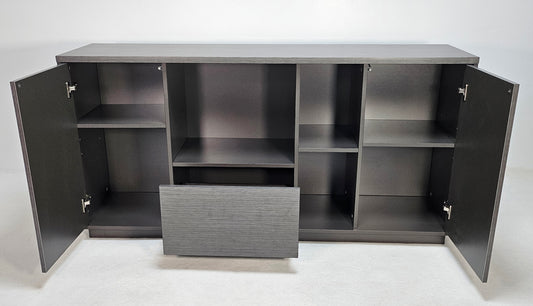 Modern Grey Oak Executive Cupboard - 1600mm - WKO-S0116