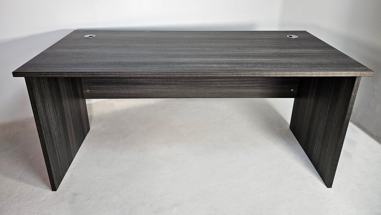 Modern Grey Oak Straight Office Desk - 1600mm - CF-1675