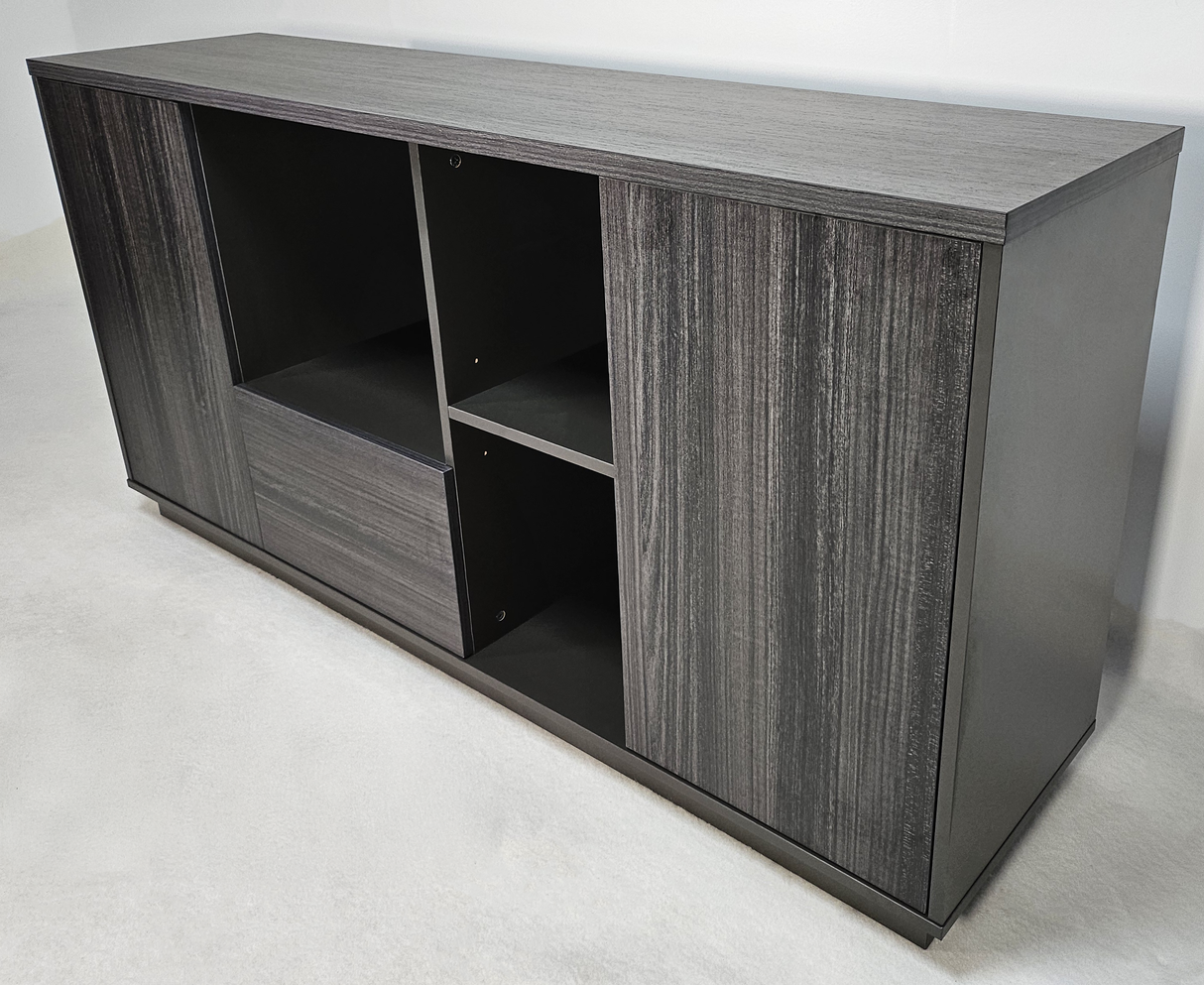 Modern Grey Oak Executive Cupboard - 1600mm - DB-S0116-26