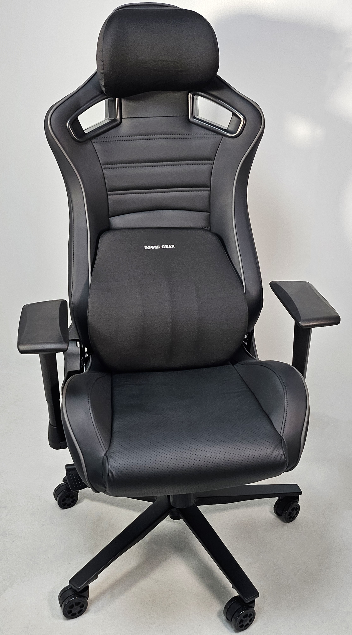 Reclining Black Leather Executive Gaming Style Office Chair -  F-092A