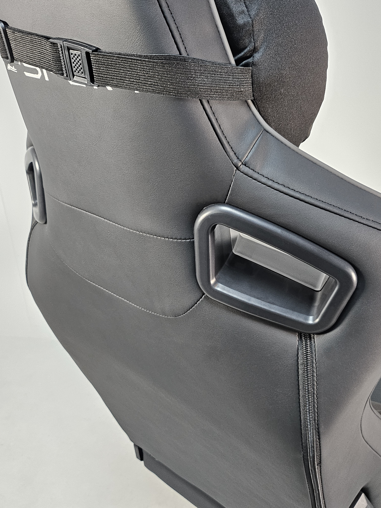 Reclining Black Leather Executive Gaming Style Office Chair -  F-092A