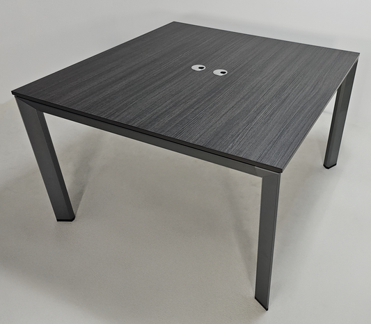 Modern Aluminum Leg Executive Back to Back Partner Workstation Office Desk with Central Divider / Meeting Table - 1200mm - New York-DG16