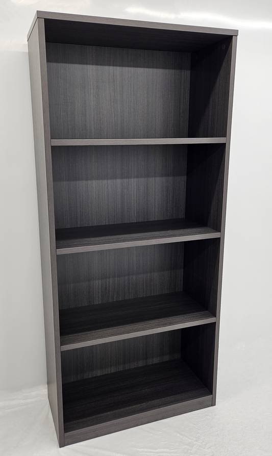 Heavy Duty Tall Open Shelf Bookcase in Grey Oak - 900mm - DG-OPEN-04