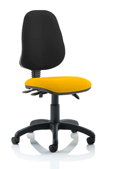 Eclipse 3 Plus Fabric Operator Office Chair - Optional Colour and Armrests