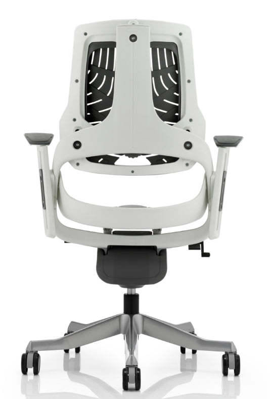 Zure Elastomer Grey Gel Ergonomic Office Chair - Optional Headrest