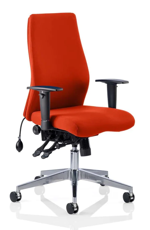 Onyx Fabric Ergonomic Posture Office Chair - Recommended by Leading UK Chiropractor Doctor