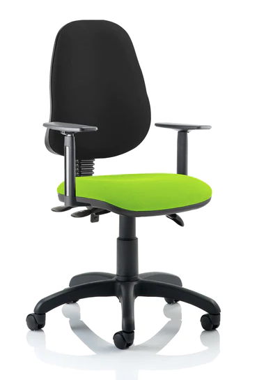 Eclipse 3 Plus Fabric Operator Office Chair - Optional Colour and Armrests