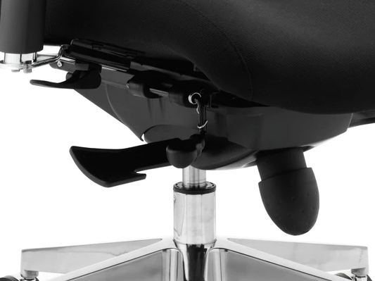 Chiro Plus Fabric Ergonomic Office Chair - Recommended by Leading UK Chiropractor Doctor
