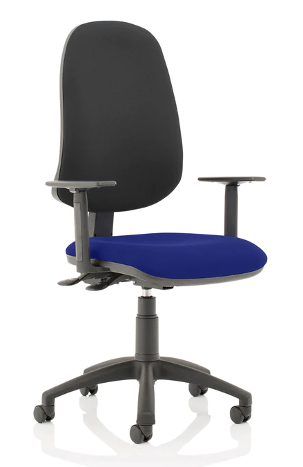 Eclipse XL Plus Fabric Operator Office Chair - Optional Colour and Armrests