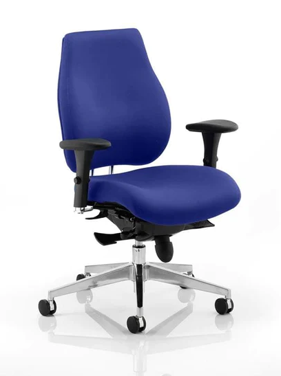 Chiro Plus Fabric Ergonomic Office Chair - Recommended by Leading UK Chiropractor Doctor