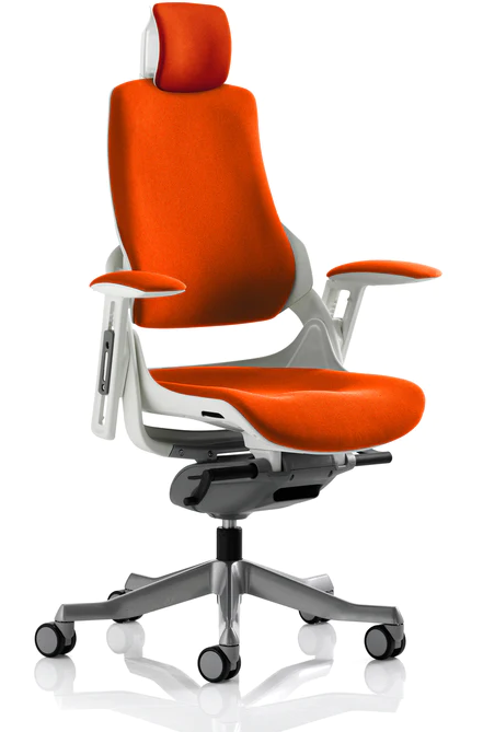 Zure Orthopaedic Fabric Office Chair - Optional Colour and Headrest
