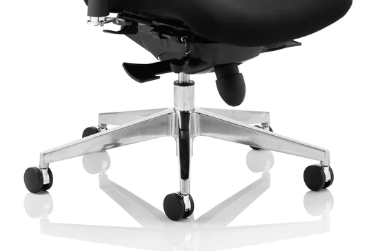 Chiro Plus Ultimate High Back Fabric Ergonomic Office Chair - Recommended by Leading UK Chiropractor Doctor