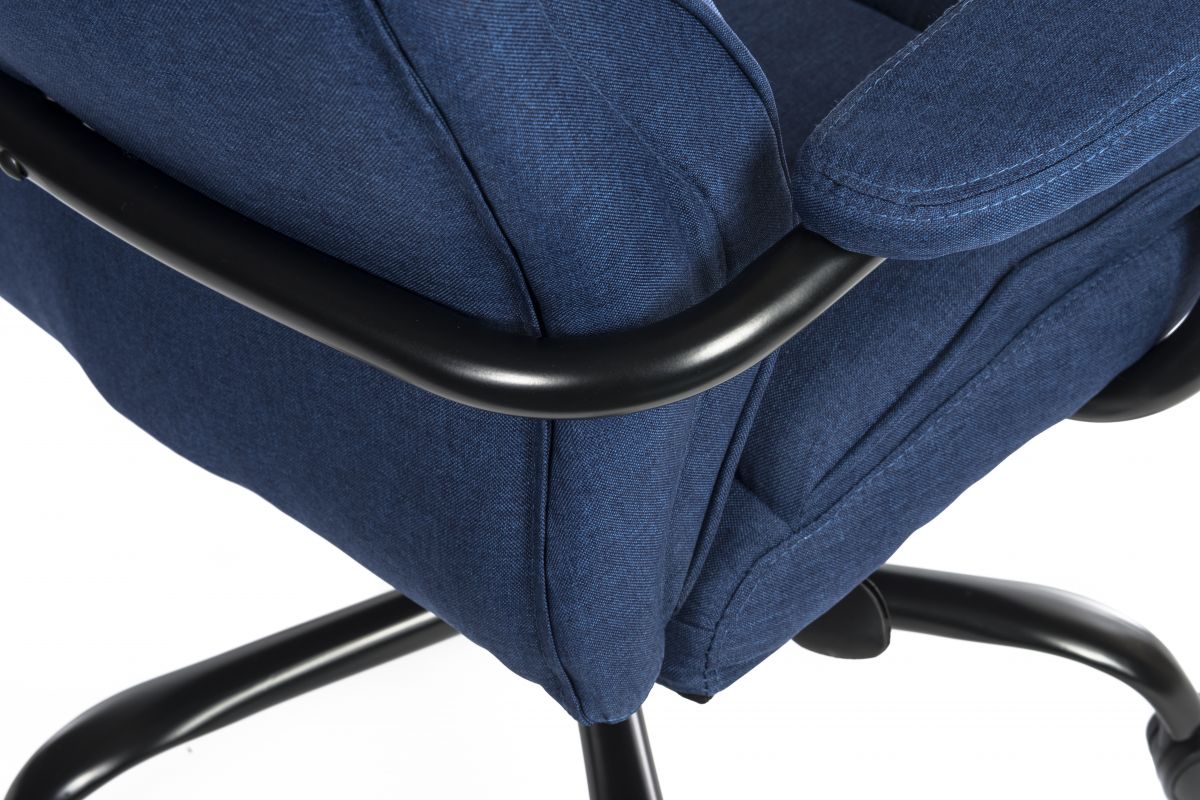 Heavy Duty Fabric Office Chair - Brown, Blue or Grey Option - GOLIATH-DUO - Up to 27 Stone