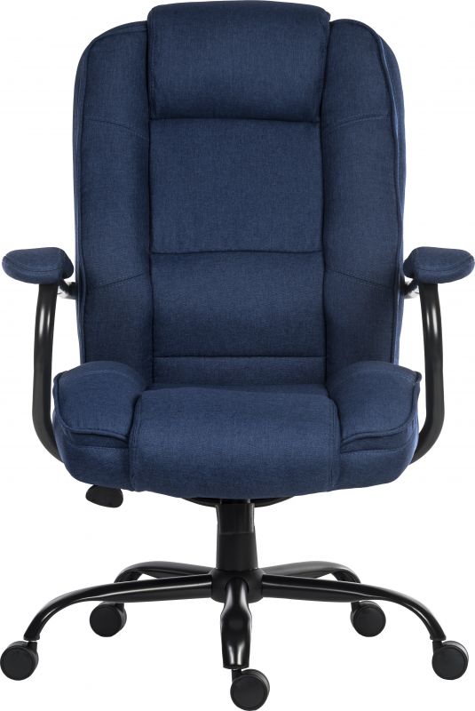 Heavy Duty Fabric Office Chair - Brown, Blue or Grey Option - GOLIATH-DUO - Up to 27 Stone