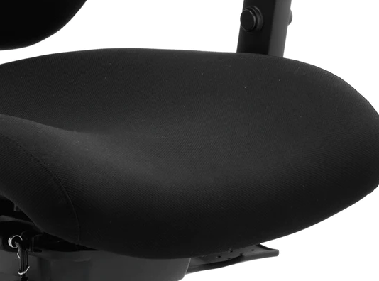 Chiro Plus Fabric Ergonomic Office Chair - Recommended by Leading UK Chiropractor Doctor