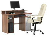 Albany Home Office Desk - Walnut or Beech Option