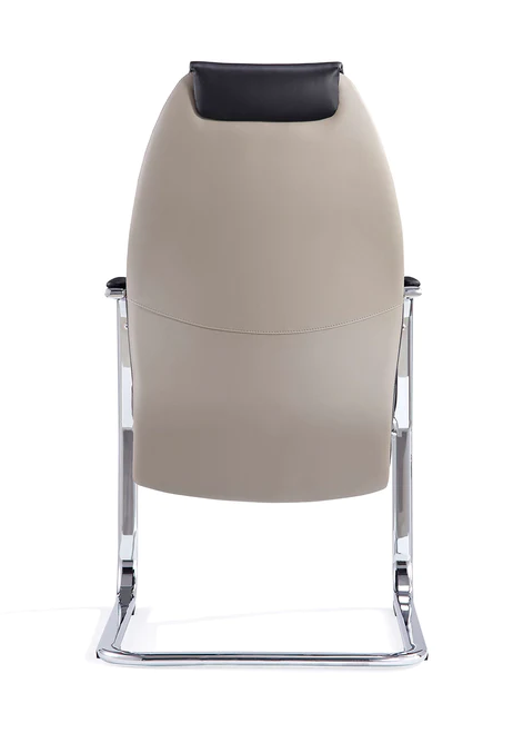Mien High Back Bonded Black Leather Cantilever Visitors Chair