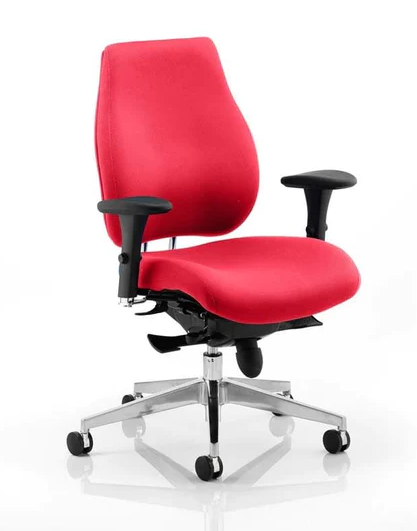 Chiro Plus Fabric Ergonomic Office Chair - Recommended by Leading UK Chiropractor Doctor