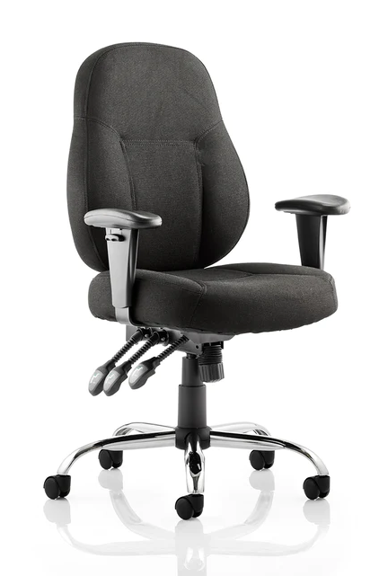 Storm Fabric Operator Office Chair - Black or Blue Option
