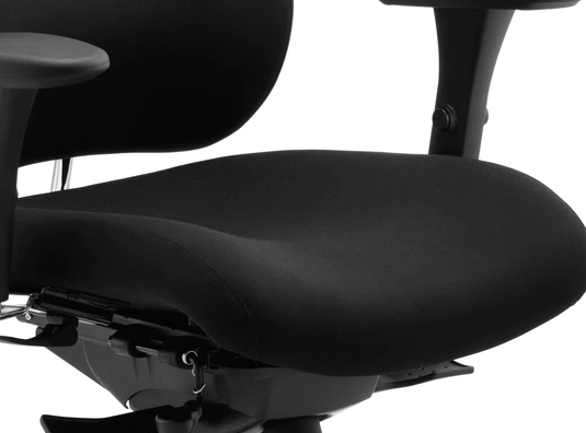 Chiro Plus Fabric Ergonomic Office Chair - Recommended by Leading UK Chiropractor Doctor
