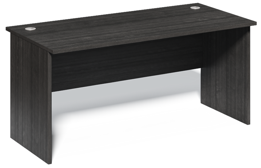 Modern Grey Oak Straight Office Desk - 1400mm - CF-1475