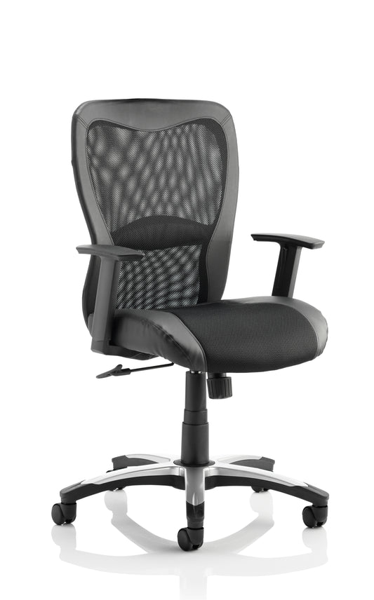 Victor II Mesh Back Operator Office Chair with Height Adjustable Arms - Optional Headrest
