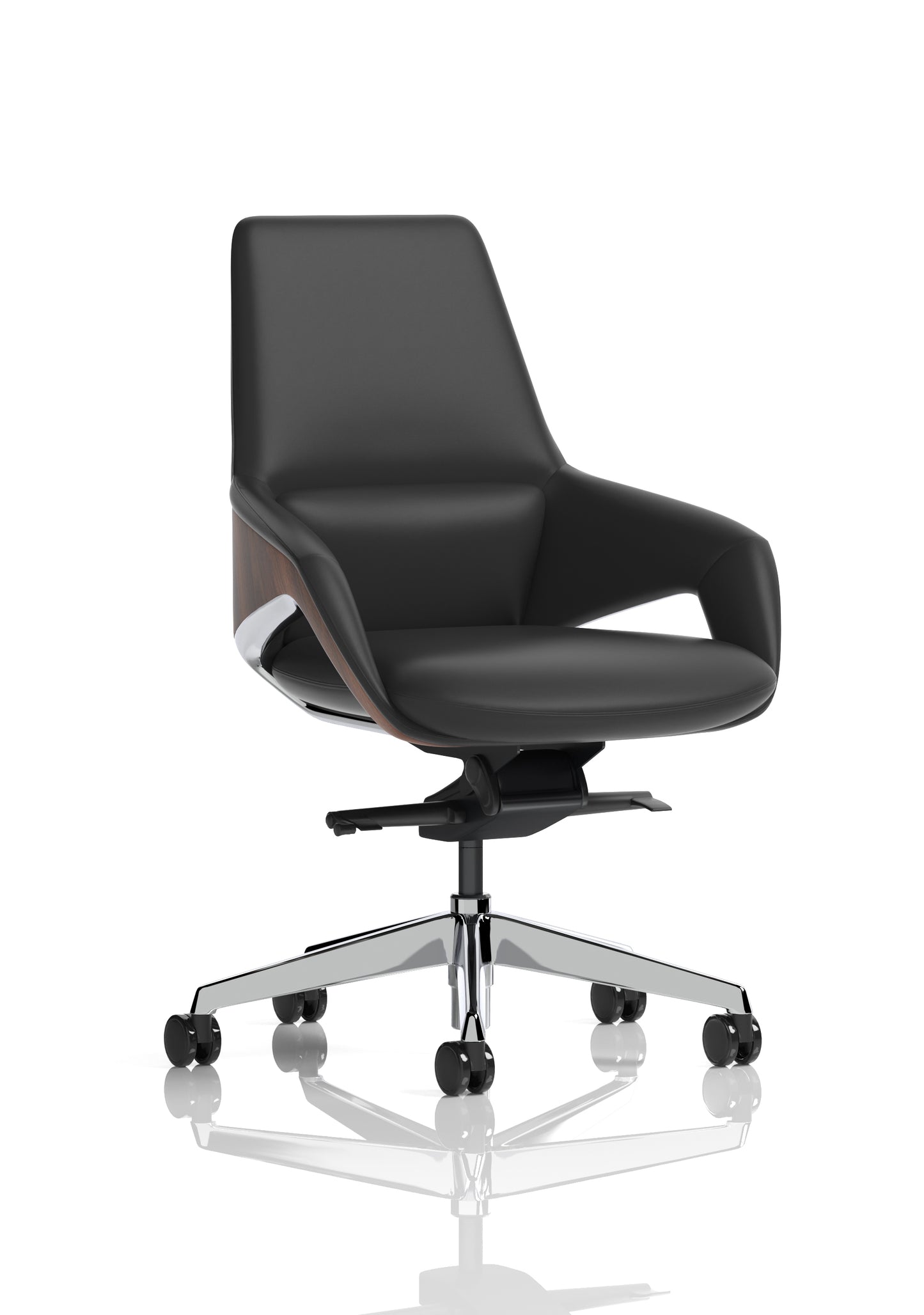 Olive High Back Executive Faux Leather Office Chair - Black or Brown Option